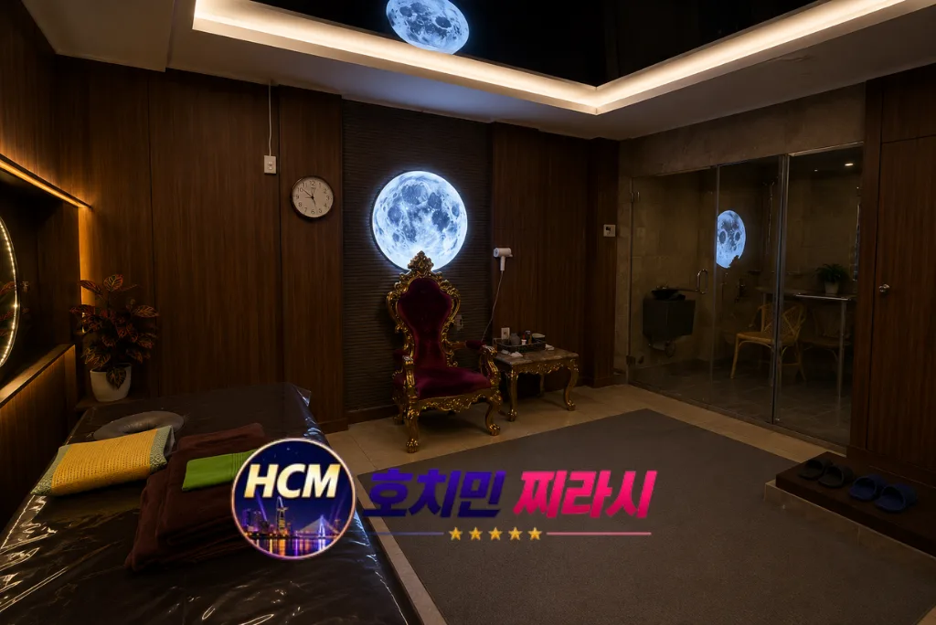 호치민 스타킹 마사지 룸 모습입니다.